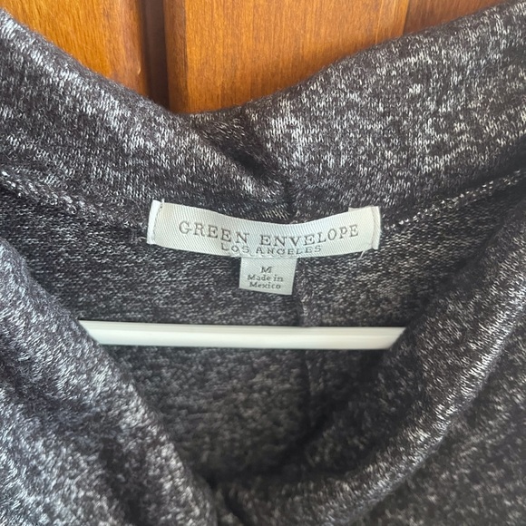 Soft Black Cowl Neck Top - Picture 2 of 2